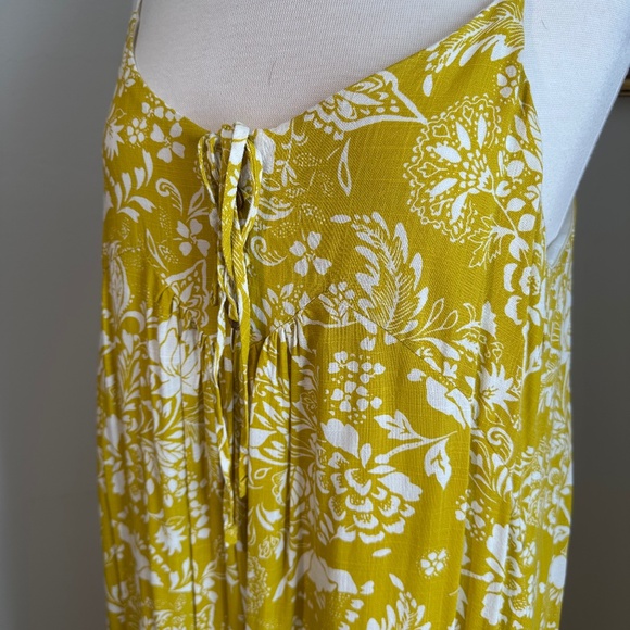 Lulu's Sz S Yellow Floral Tank Dress - Picture 2 of 7